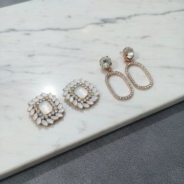 Neelum Twin Sparkle Earrings Set