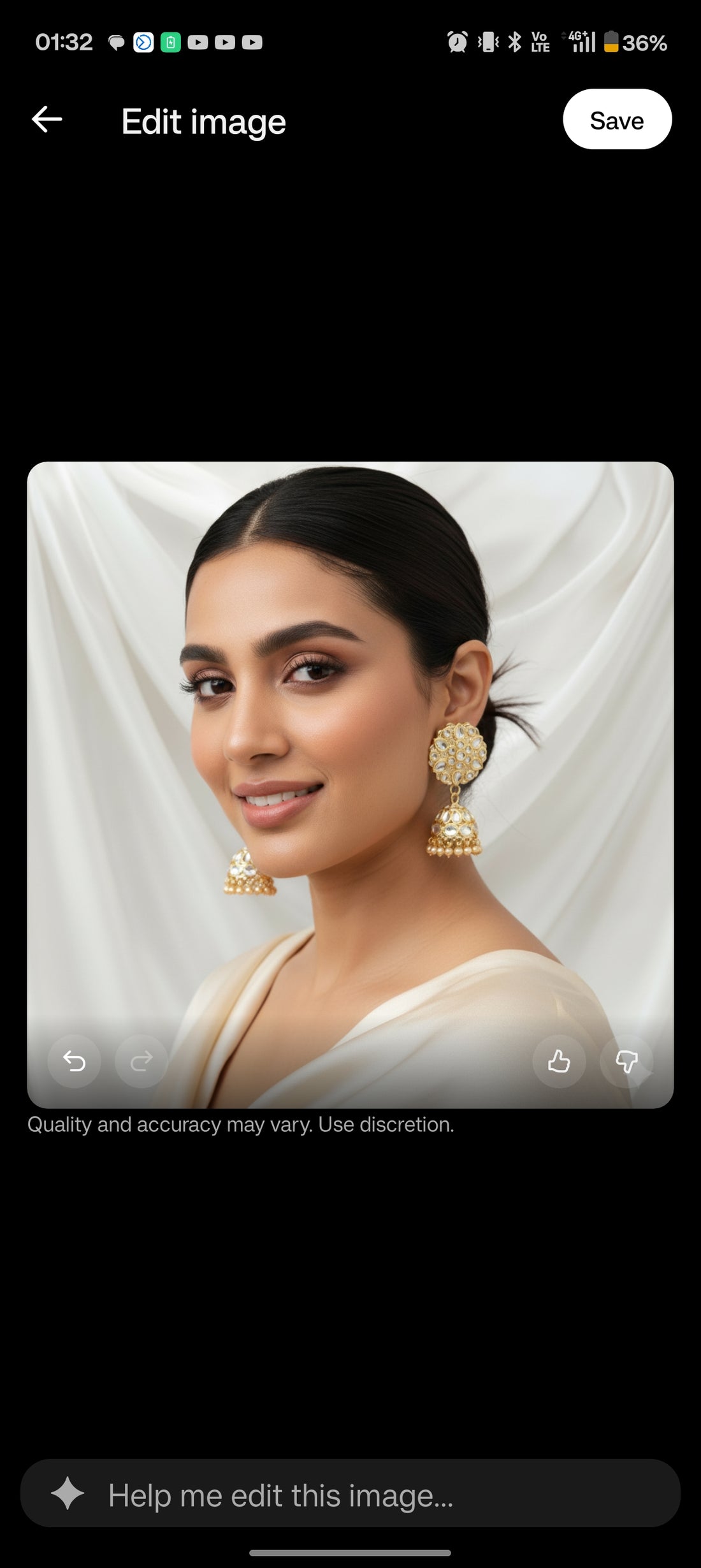 Eathenic Earings Jhumki pack of 2