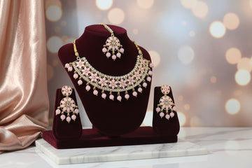 Floral Pink  Chokar